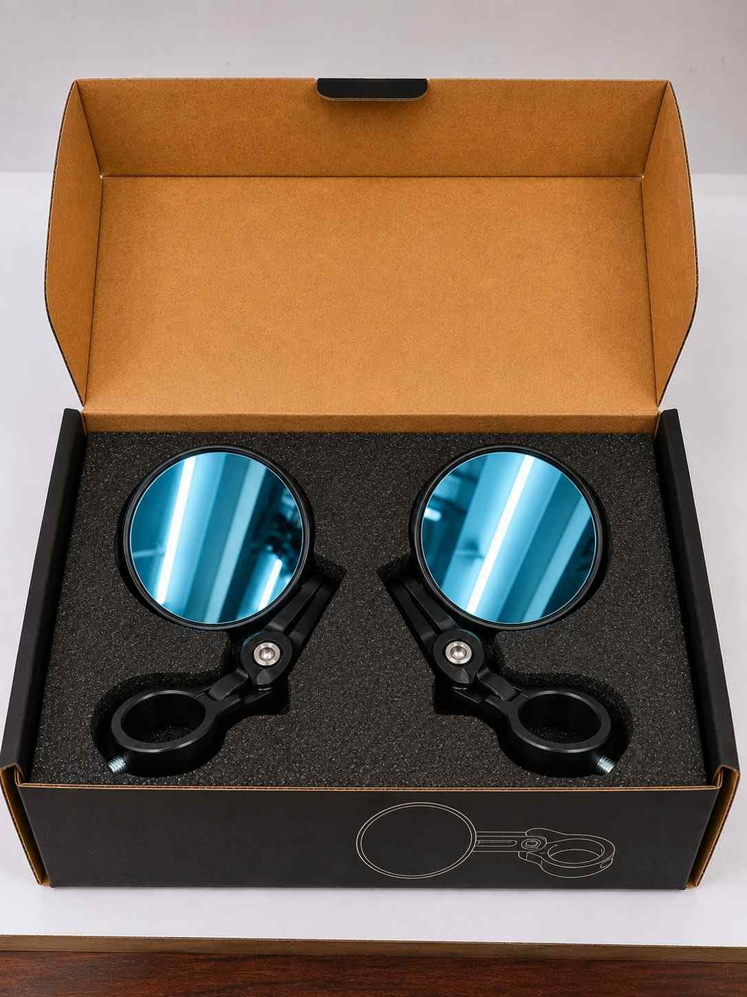 Premium round mirror