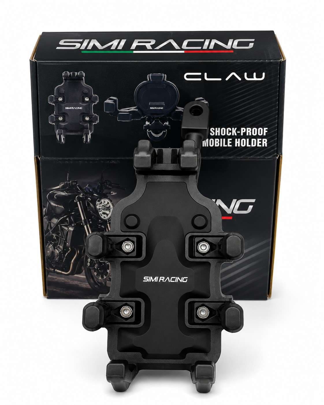 Simiracing Phone holder with gopro mount and vibration damper
