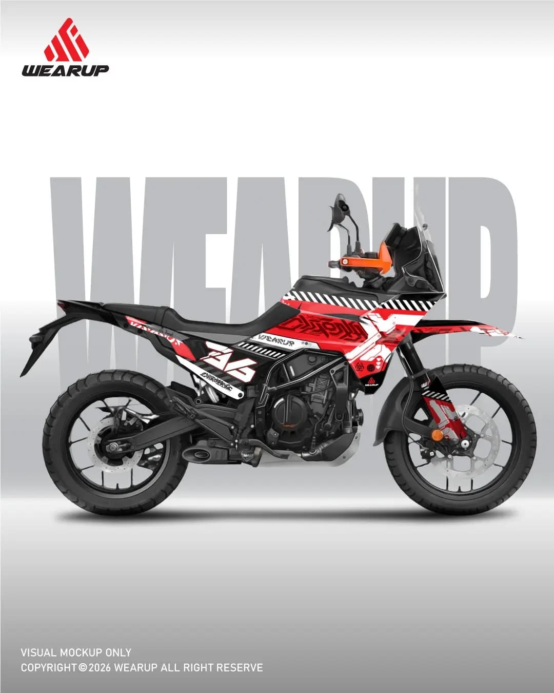 KTM ADVENTURE GEN 2 CYBER GRAPHICS STICKER KIT