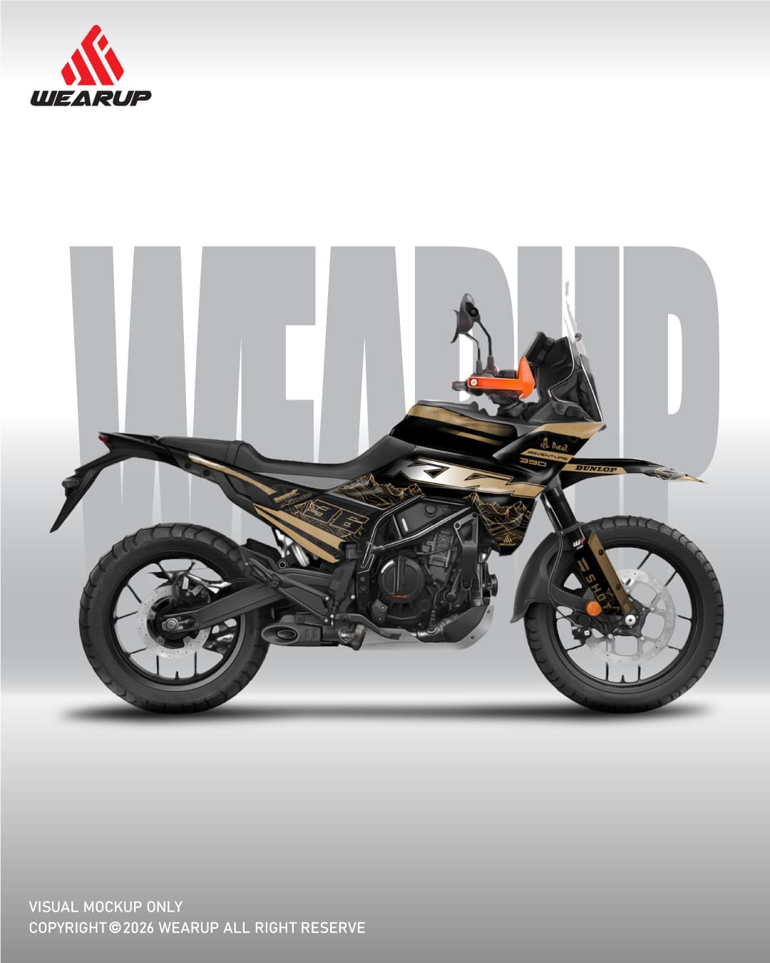 KTM ADVENTURE GEN 2 SUMMIT GRAPHICS STICKER KIT