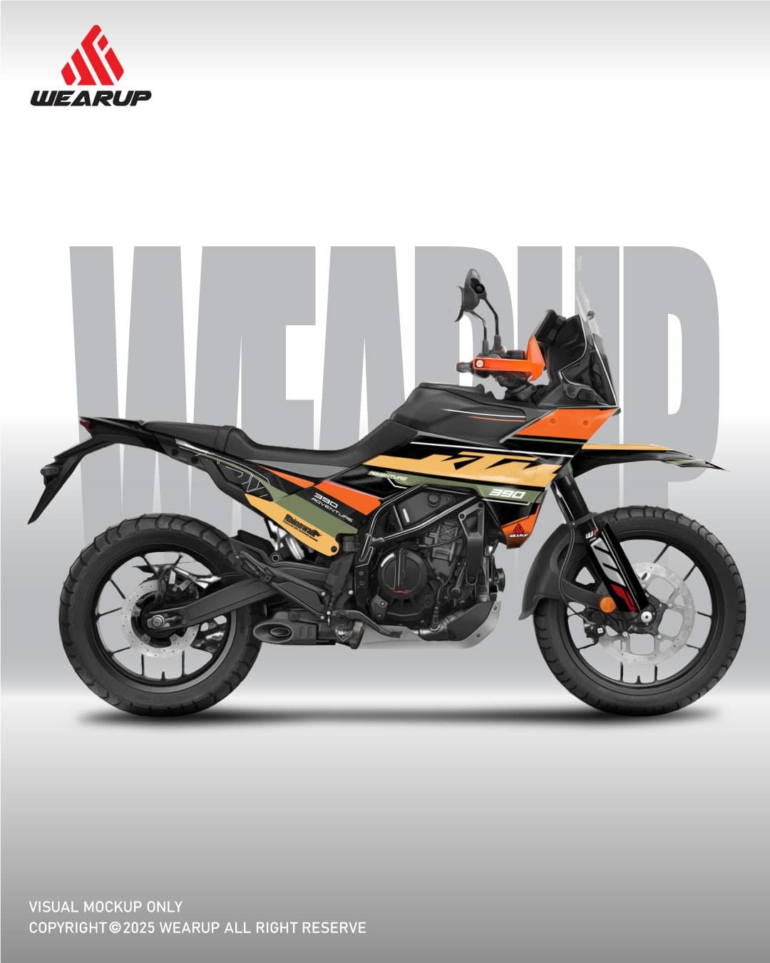 KTM ADVENTURE GEN 2 TOURER GRAPHICS STICKER KIT