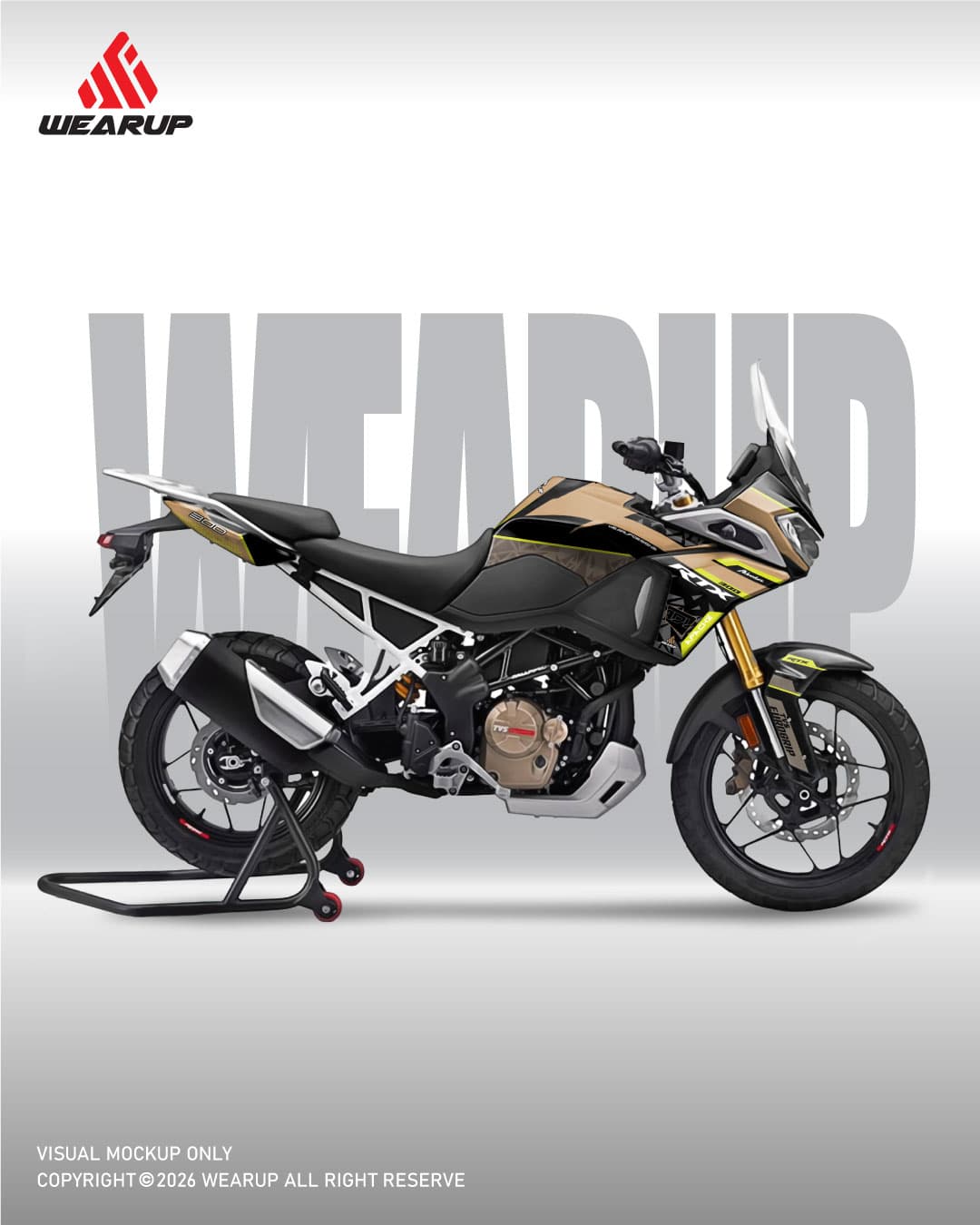 RTX 300 DESERT EDITION GRAPHICS STICKER KIT