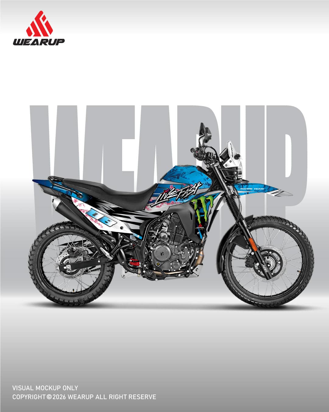 XPULSE 210 LIVEFAST EDITION GRAPHICS STICKER KIT
